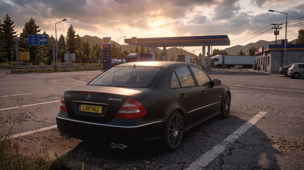 Mercedes Benz E55 AMG W211 1.62x - Görsel 1