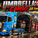 Oversized Umbrella Cargo for ETS2 v. 1.61