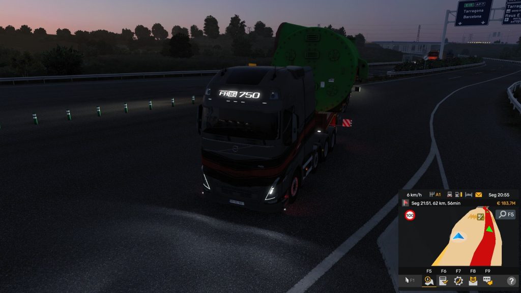 SPEED 100 KM/H SPECIAL TRANSPORT ETS2 BY RODONITCHO MODS 1.40 1.62 27 10 2026 - Görsel 1
