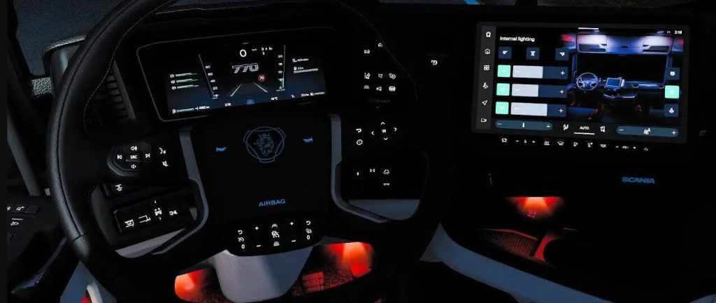 Scania NG Improved Dashboard v5.3