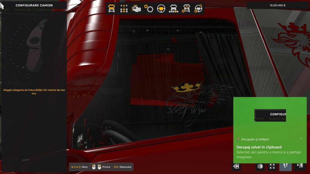 Scania S&R next generation windows sticker griffin
