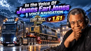 Voice Navigation for ETS2 V 1.61 – English Voice of James Earl Jones